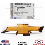 Genuine Front Bumper Grille Emblem Logo Gold Bowtie Badge Oem Gm Malibu 2013-15. Fixed Price $49.95.
