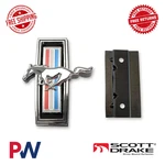 Scott Drake Running Horse Grill Emblem W/ Mounting Kit 1969 Ford Mustang. Fixed Price $77.09.