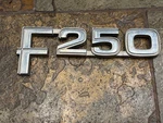 1980 1981 1982 1983 1984 1985 1986 Ford F-250 Fender Emblem Badge E2TB-16B114. Fixed Price $14.90.