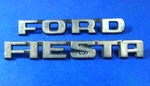 Ford Fiesta MK1 78 79 80 Aluminum Hatch Badge Emblems 77FB B42550 Da. Fixed Price $35.00.
