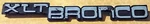 87-91 Ford Bronco Xlt Dash Emblem Nameplate Badge Logo Trim Oem. Fixed Price $14.99.