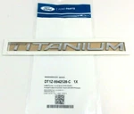 Oem New 2014-2023 Ford Transit Connect Titanium Rear Back Door Chrome Emblem. Fixed Price $40.89.