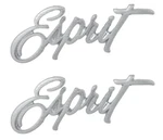 Front Fender Emblem Set For 1970-1975 Pontiac Firebird Esprit Made In The Usa. Fixed Price $64.98.