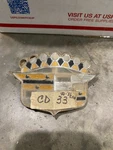 1952 Cadillac Hood Crest Emblem Marker Badge Logo Ornament Plastic Worn/cracked. Fixed Price $145.00.