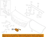 Hyundai Oem 2018 Sonata Trunk Lid Components-lock Assy 81260C1500S2C. Fixed Price $460.24.