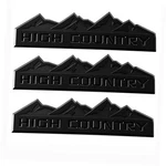 Yoaoo 3PACK High Country Emblem Badges Door Tailgate 3D Nameplate Black. Fixed Price $58.96.