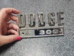 Dodge Fratzog Fender Emblem Vintage 1970 # 2833756 D-300 Truck Badge. Fixed Price $39.00.