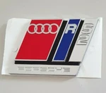 Audi RS2 Original Lettering Emblem Sticker 80 Avant Tailgate Logo Clip. Fixed Price $63.91.