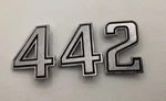 Original Oem 1969-1972 Olds Cutlass 442 Trunk Lid Emblems. Fixed Price $69.00.