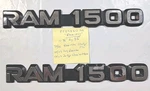Mopar 55295310 "ram 1500" Side Emblem. Oem Used. 98/03 Truck,vanzl,wagon. Fixed Price $10.00.