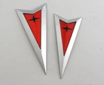 2008 2009 Pontiac G8 Front & Rear Arrow Emblem Trunk Bumper 08-09 Oe Chrome. Fixed Price $79.95.