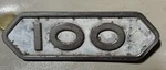 Mopar 1957 Dodge Pickup 100 1/2 Ton Emblem Badge Trim 1564063. Fixed Price $45.00.
