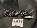 Nos 1972 73 Chevrolet Chevy Mounte Carlo Trunk Lid Emblem Oem 9875087 Gm. Fixed Price $42.99.