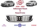 Oem 2020 2021 2022 Vw Volkswagen Passat Front Upper Grille Chrome. Fixed Price $105.00.