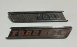 Genuine 1967 Ford F100 Truck Side Emblem Pc Set C7TB-16721A C7TB-16720A. Fixed Price $59.95.