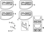 Genuine Ford Fender Emblem NL3Z-16720-CE. Fixed Price $218.42.