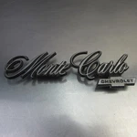 Vtg 1971-73 Monte Carlo Chevrolet Emblem Gm 9875087 Script Badge General Detroit. Fixed Price $22.99.