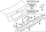 Genuine Subaru Nameplate 93079FJ020. Fixed Price $55.52.