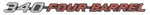 3443247 1970 1971 1972 1973 Challenger 340 Four Barrel Hood Emblem.. Fixed Price $69.93.