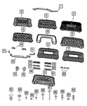 Genuine Mopar Emblem Backing Plate 68459115AB. Fixed Price $104.97.