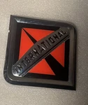 International Truck Hood Emblem Logo Ornament. Fixed Price $29.95.
