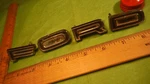 CC30 Ford Bumper Letter Emblems Vintage 1972 #D2AB6540228A-D Galaxie 500. Fixed Price $39.99.