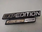 Ford XL14-16702-AA Fender Emblem 1999 Expedition Eddie Bauer Triton V8. Fixed Price $15.99.
