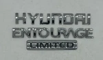 2006 - 2008 Hyundai Entourage Limited Chrome Rear Liftgate Emblem Logo Nameplate. Fixed Price $31.99.