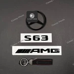 S63 Amg W223 Emblem Badge Combo Set For Mercedes-benz Gloss Black. Fixed Price $74.99.