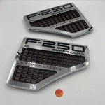 2008-10 Ford F250 Xl Super Duty Fender Vent Emblem Trim Powerstroke Lh Rh Set *. Fixed Price $69.99.