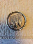 1972 Buick Skylark Tri-shield Front Hood Emblem Ornament 1241386 Used Oem. Fixed Price $25.00.