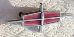 Lincoln Towncar Trunk Key Hole Cover Emblem/swivel Early Nineteen Eighties... Fixed Price $47.50.