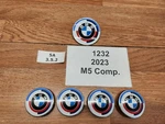 Oem Bmw G20 G80 F90 M3 M5 Wheel Center Hub Trunk Lid Cap 50TH Anniversary Set. Fixed Price $199.95.