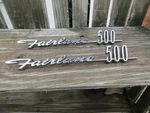Original 1967 Ford Fairlane 500 Script/trim. Fixed Price $99.50.