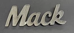 Vintage Mack Truck Cast Metal Script Hood Emblem 27RU2127-A 9IN. Fixed Price $54.95.