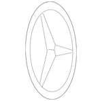 Genuine Mercedes-benz Star 205-810-00-18-64-9040. Fixed Price $73.54.