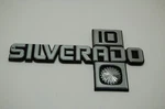 1981-1988 Chevy Silverado 10 Front Fender Emblem Truck Blazer No Studs Oem. Fixed Price $50.00.