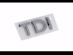 06-10 Vw Volkswagen Jetta Sedan & 08-09 Sportwagen Rear Tdi Emblem Decal. Fixed Price $43.99.