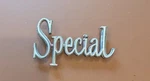 1963 Buick Special Script Metal Trim Emblem. Fixed Price $35.00.
