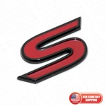Toyota Corolla Sport Rear Trunk Lid Tailgate Nameplate Emblem Badge Black Red. Fixed Price $19.99.