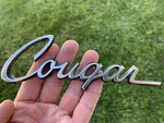 Used Original 1969 1970 Mercury Cougar Quarter Panel Car Auto Emblem Plastic. Fixed Price $24.99.