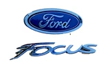 (pack 2) Oem Ford Focus F1EB-402A16,F1EB402A16 Tailgate Blue Emblem Genuine. Fixed Price $19.95.