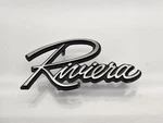 Nice! Original 1970'S Buick Riviera Script Emblem Badge 87-91136. Fixed Price $39.99.