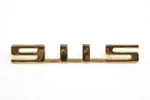 Genuine Porsche "911S" Emblem Gold Finish 90155930851. Fixed Price $159.00.
