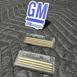 2X Obs 88-98 Suburban Tahoe Silverado Side Pillar Cab Emblem Badge Gold Oem. Fixed Price $14.95.