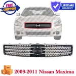 Chrome Shell With Gray Insert Fits 2009-2011 Nissan Maxima New Front Grille. Fixed Price $69.80.