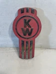 Vintage Kenworth Hood Grille Emblem Pt 170-26. Fixed Price $40.00.