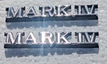Nice! Vintage Pair Of 1972 1976 Lincoln Continental Mark Iv Front Fender Emblems. Fixed Price $49.99.