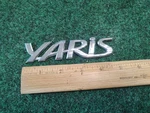 2006-2011 Toyota Yaris Rear Emblem Logo Badge Symbol Chrome Letters Oem 3S7. Fixed Price $16.99.