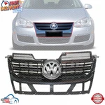 New Front Black Grille And Chrome Emblem Set 2PC For 2005-2010 Volkswagen Jetta. Fixed Price $210.33.
